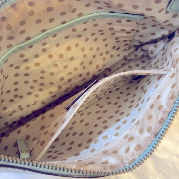 KATE SPADE Robins Egg Blue Leather Shoulder Bag - Picture 6 of 13